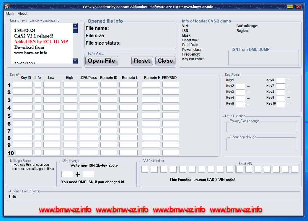 CAS2 editor V3.0