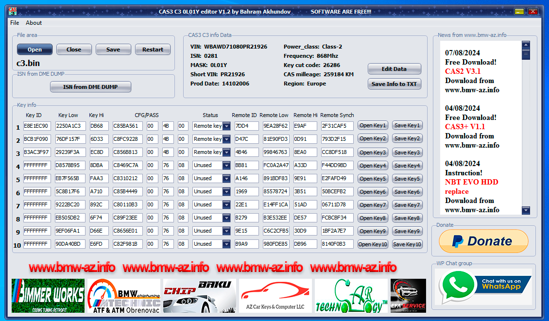 CAS3 C3 V1.2