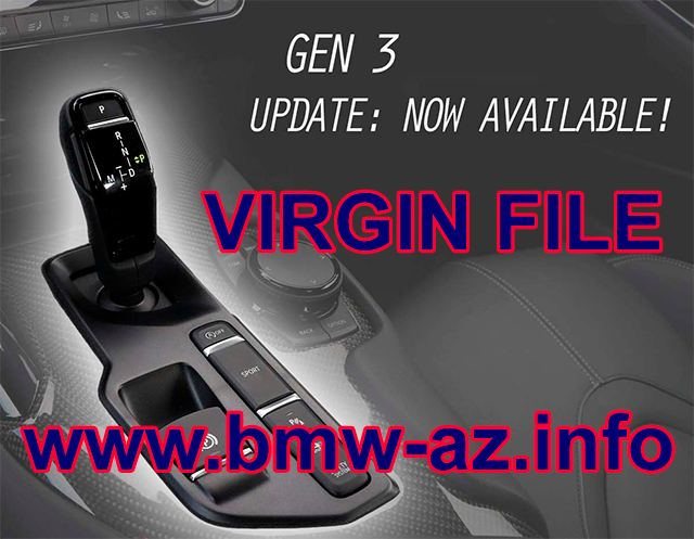 BMW ZF 8HP GEN3 virgin file!